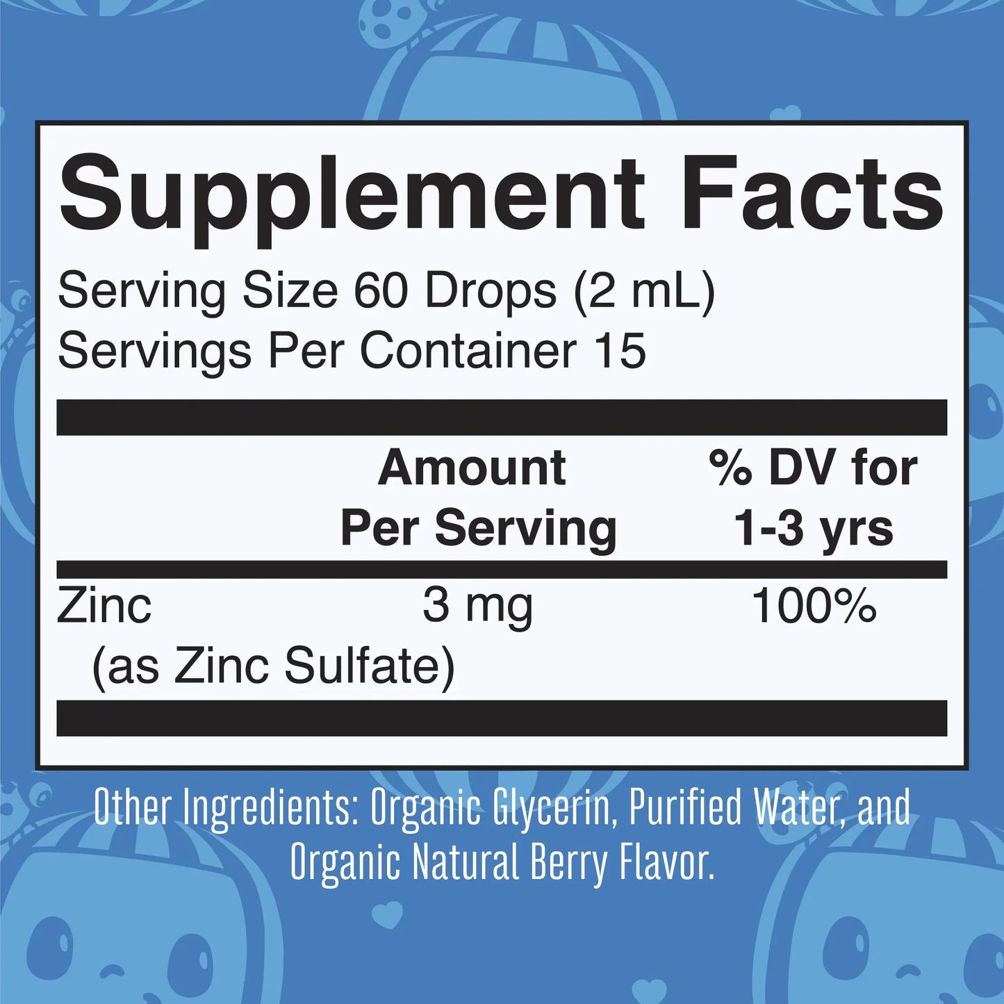 CoComelon Organic Toddler Zinc Liquid Drops