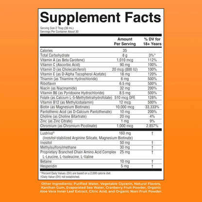 Liquid Morning Multivitamin + Hair Growth
