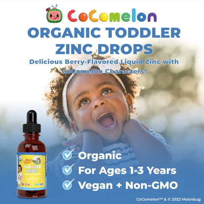 CoComelon Organic Toddler Zinc Liquid Drops