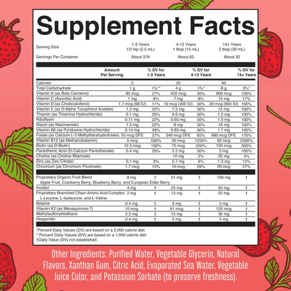 Liquid Morning Multivitamin Essentials+