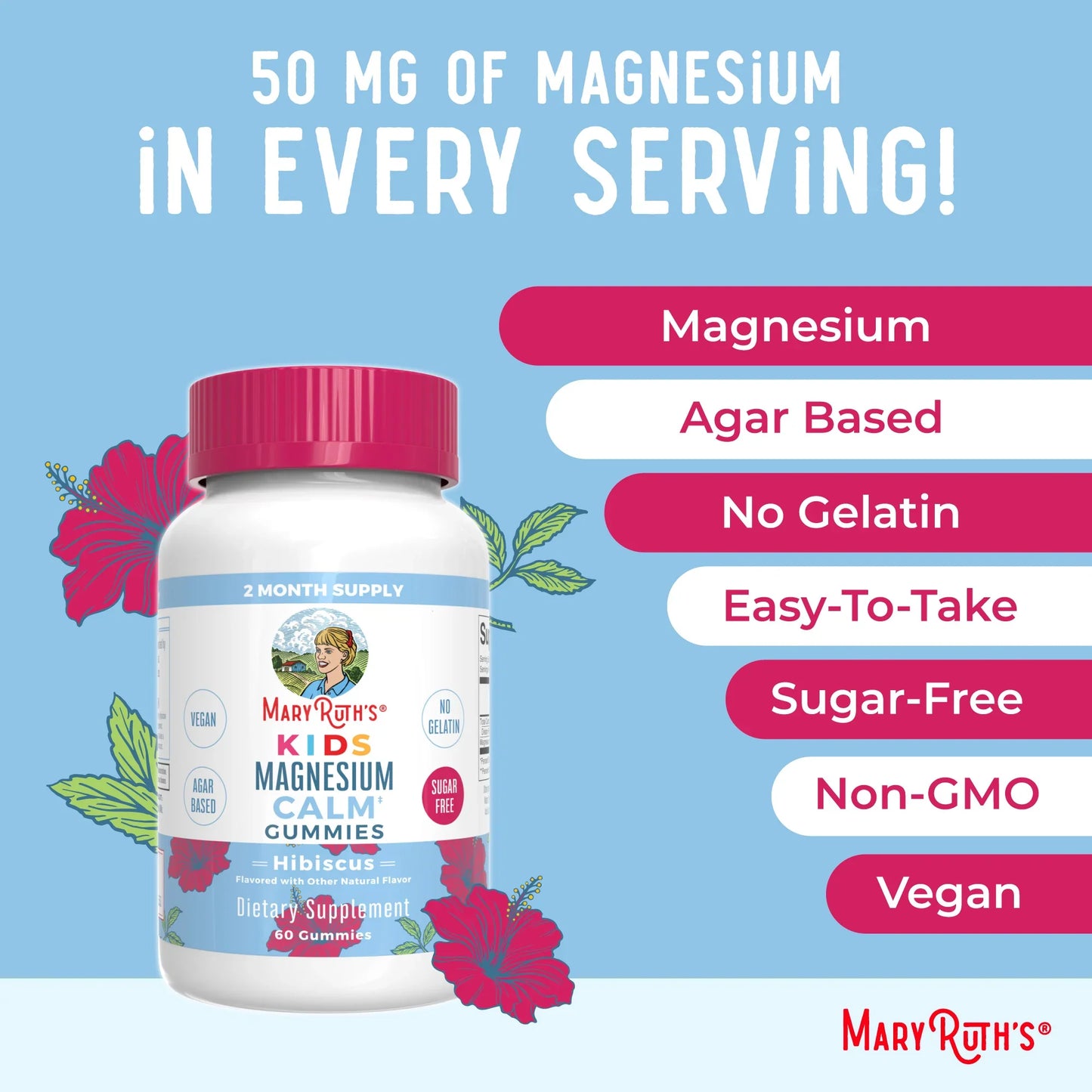 Kids Magnesium Calm Gummies