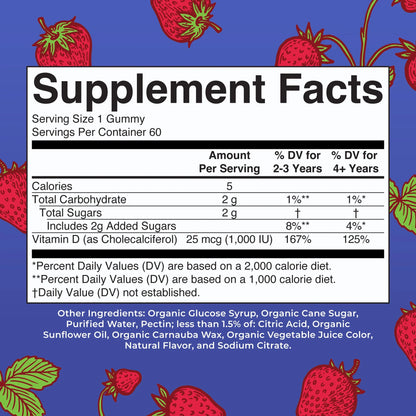 Organic Vitamin D3 Gummies