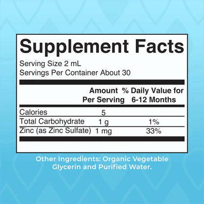 Organic Infant Liquid Zinc