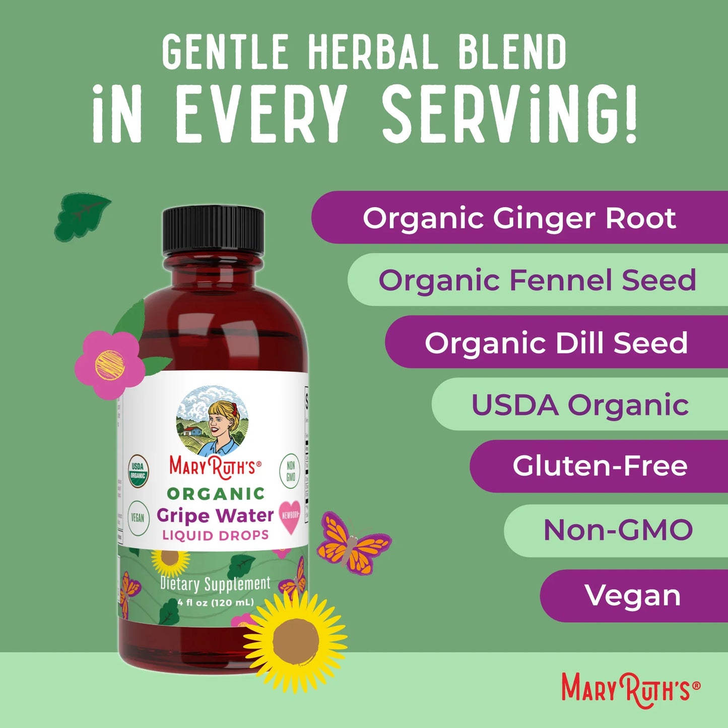 Organic Gripe Water Liquid Drops