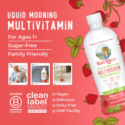 Liquid Morning Multivitamin Essentials+