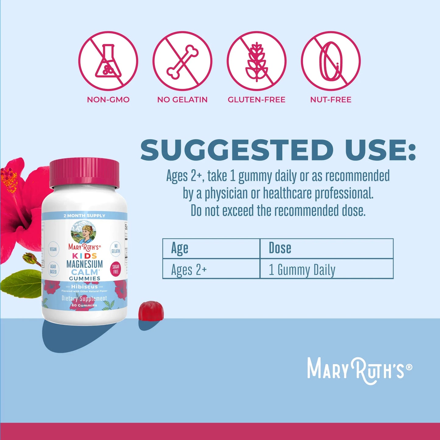 Kids Magnesium Calm Gummies
