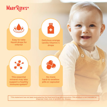 Organic Infants Vitamin C Liquid Drops